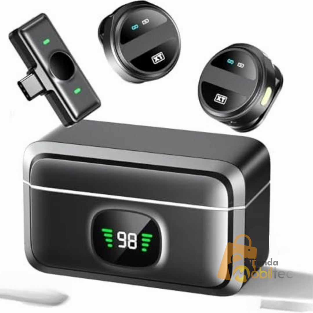 COMBO SET DE MICROFONOS + SOPORTE