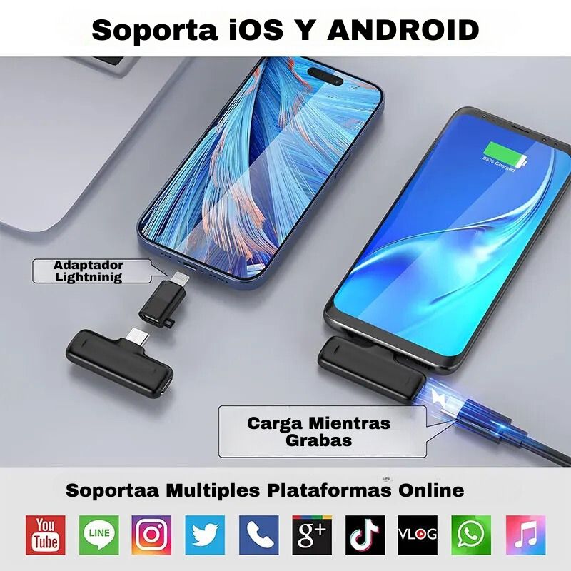 Microfono Inalambrico para Celular