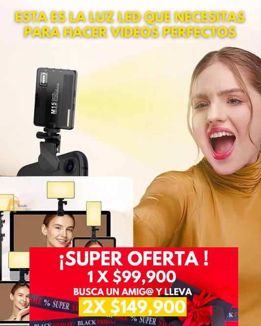 Luz Led Para Selfie con Clip