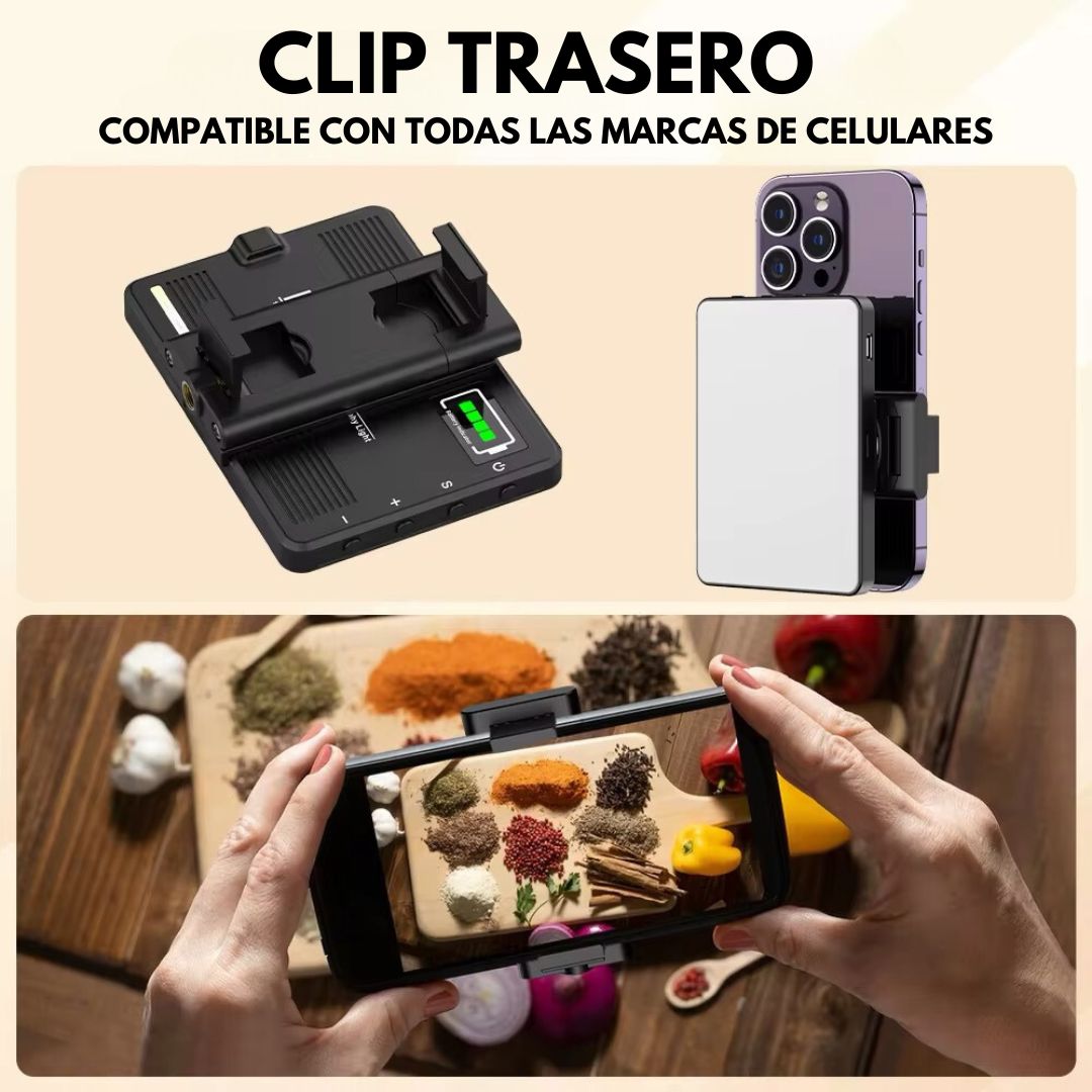 Luz Led Para Selfie con Clip