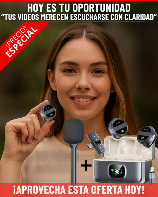 MICROFONO INALAMBRICO PARA CELULAR